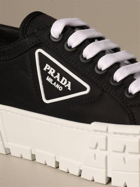 prada 3e5583 shoes womens wedge sneaker|women's Prada shoes price.